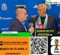 Entrevistamos a Hernan Crespo y nos hablo de su experiencia con la Selección de Argentina 🇦🇷