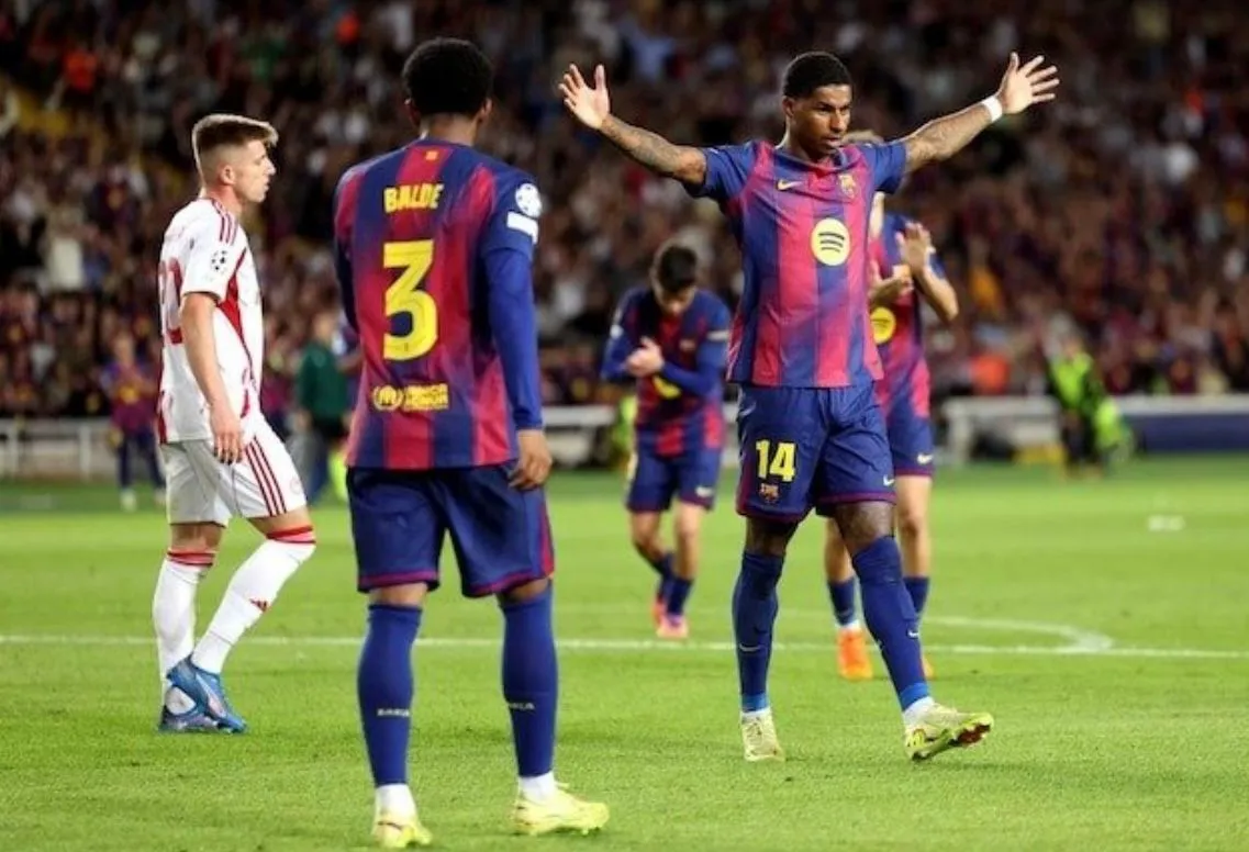 El FC Barcelona le ganó 6-1 al Olympiacos en la Champions League.