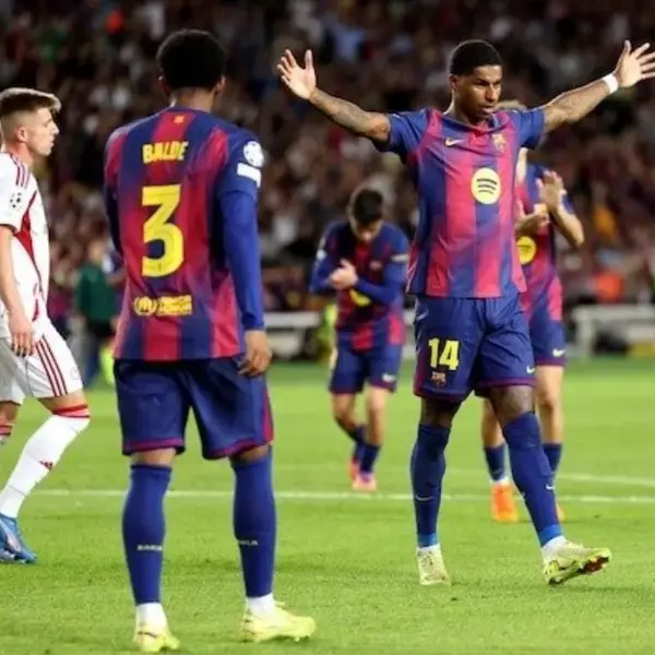 El FC Barcelona le ganó 6-1 al Olympiacos en la Champions League.