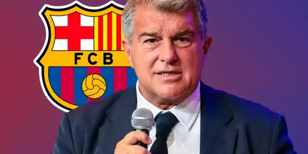 Joan Laporta presidente del FC Barcelona hablo de cuando regresa el conjunto azulgrana al Spotify Camp Nou Stadium.