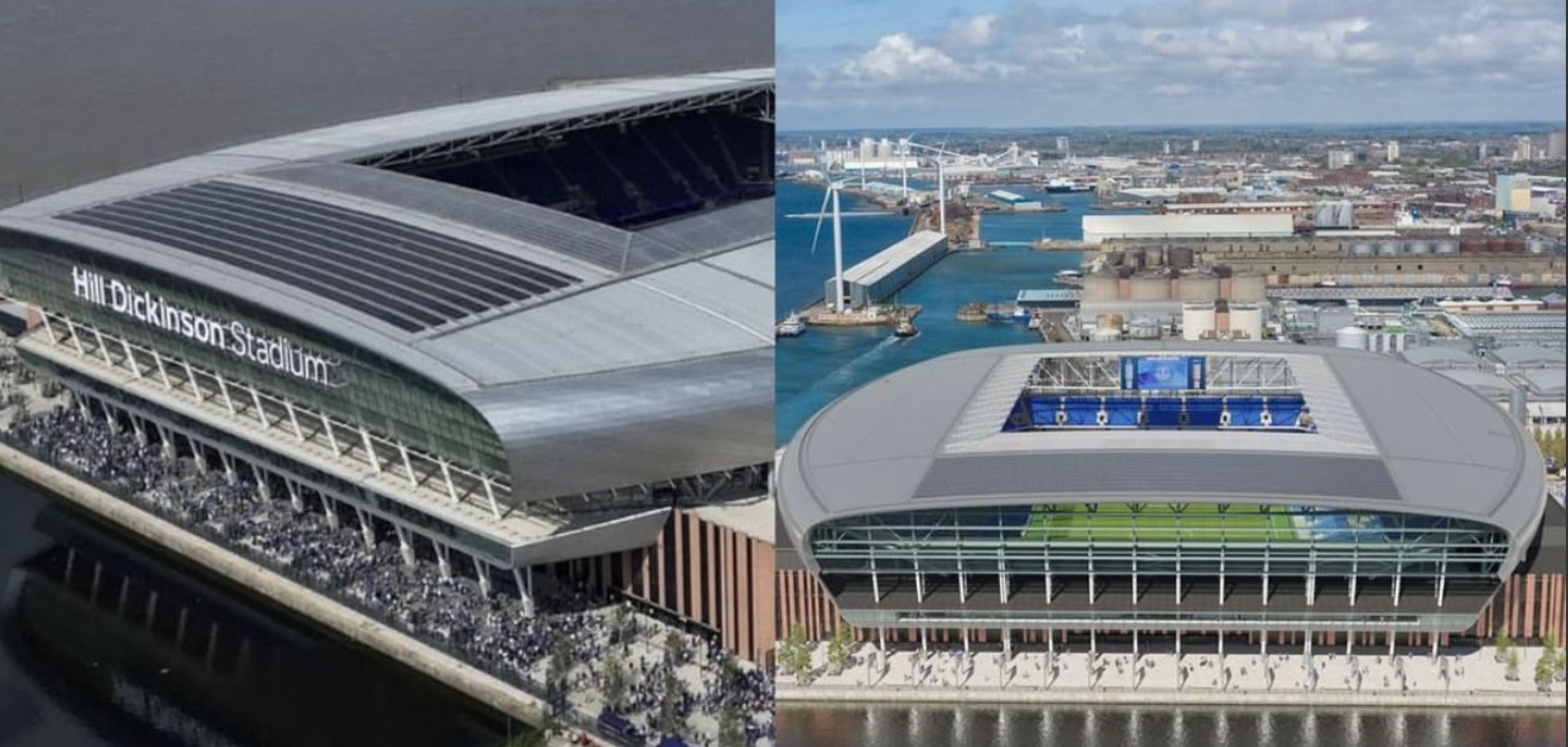 Everton de Inglaterra tiene un nuevo estadio espectacular