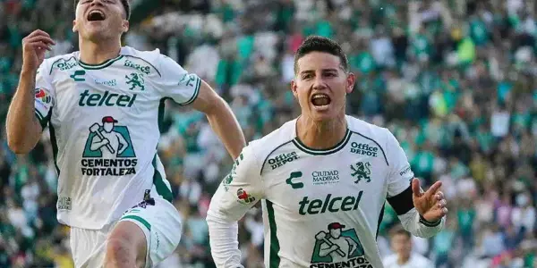 James Rodríguez marco su primer gol en la liga mx