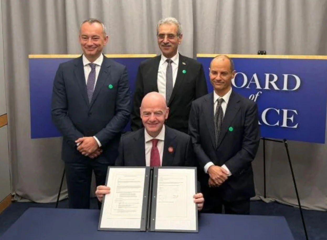 FIFA firmo un acuerdo para la Paz en Gaza