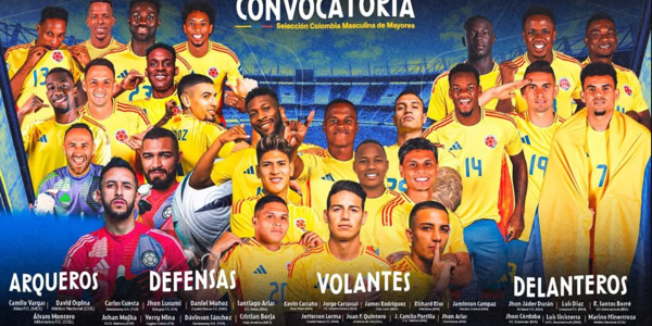 Convocatoria oficial de Selección Colombia de cara a la fecha de eliminatorias