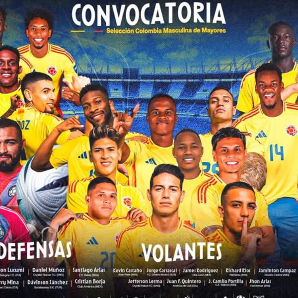 Convocatoria oficial de Selección Colombia de cara a la fecha de eliminatorias