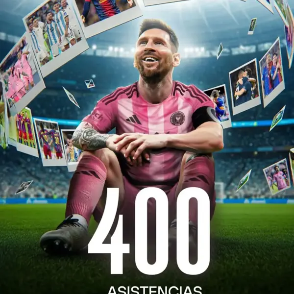 Lionel Messi hace historia en el fútbol.