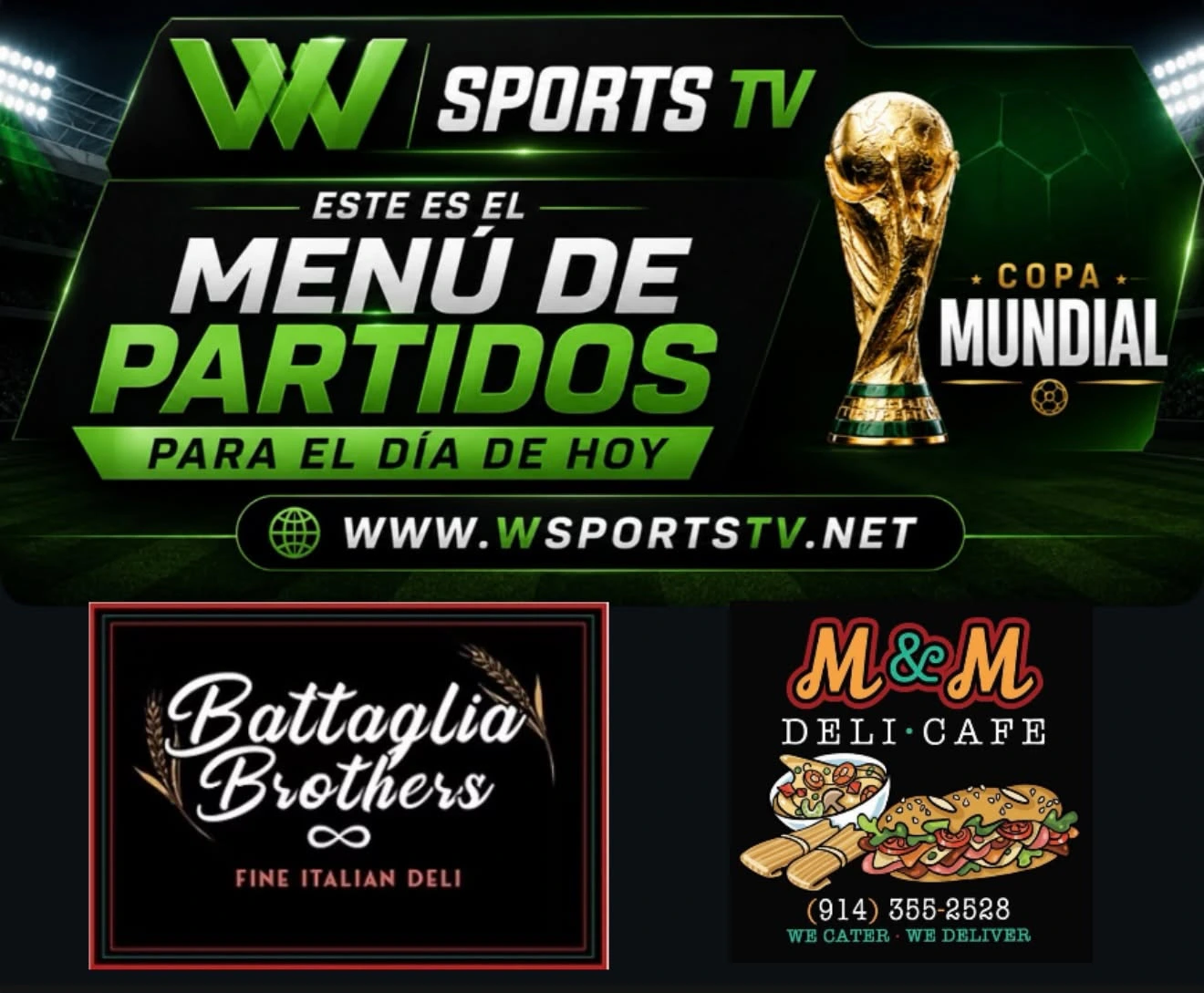 🚨🏆 Partidos de hoy en la Copa Mundial FIFA 2026