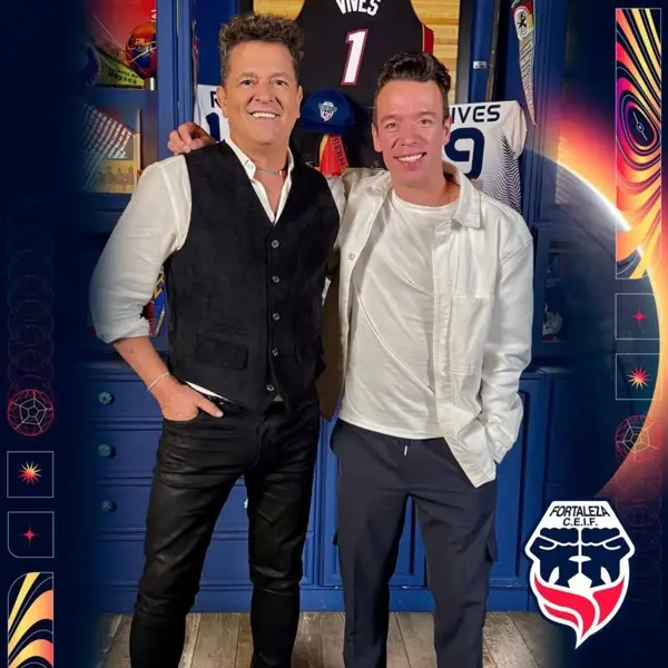 El cantante Carlos Vives y el ciclista Rigoberto Uran son nuevos socios del Club Fortaleza.