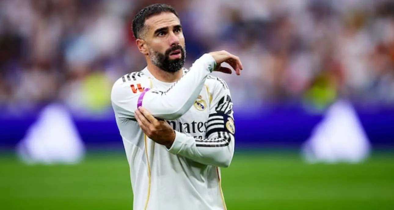 Dani Carvajal se lesionó y estará por fuera por 10 semanas.