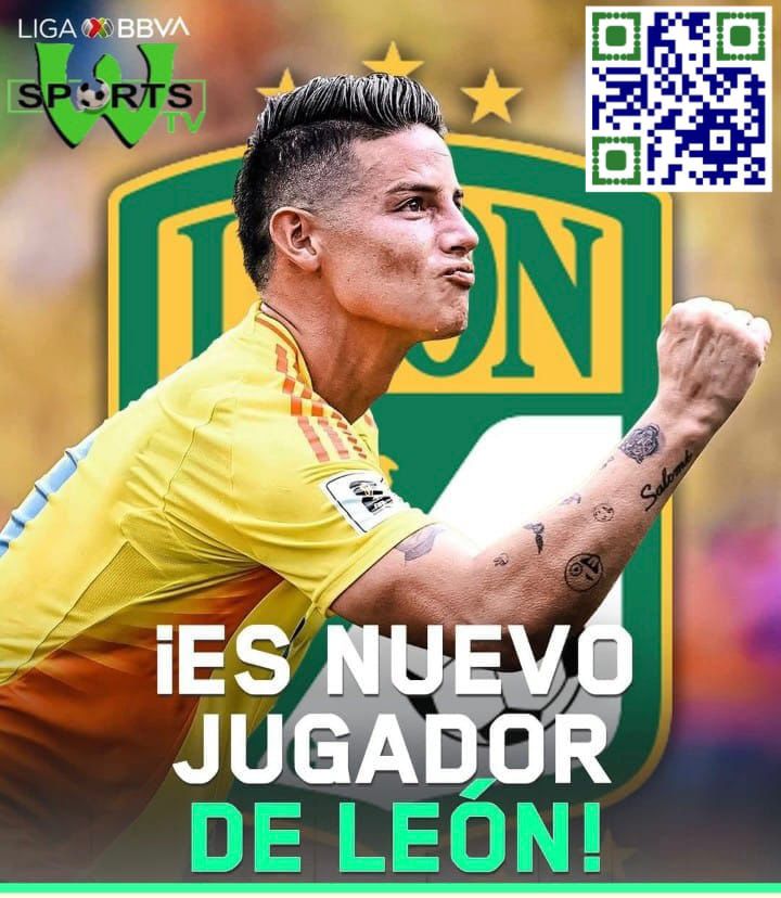 James Rodríguez jugará el mundial de clubes con Leon de Mexico!