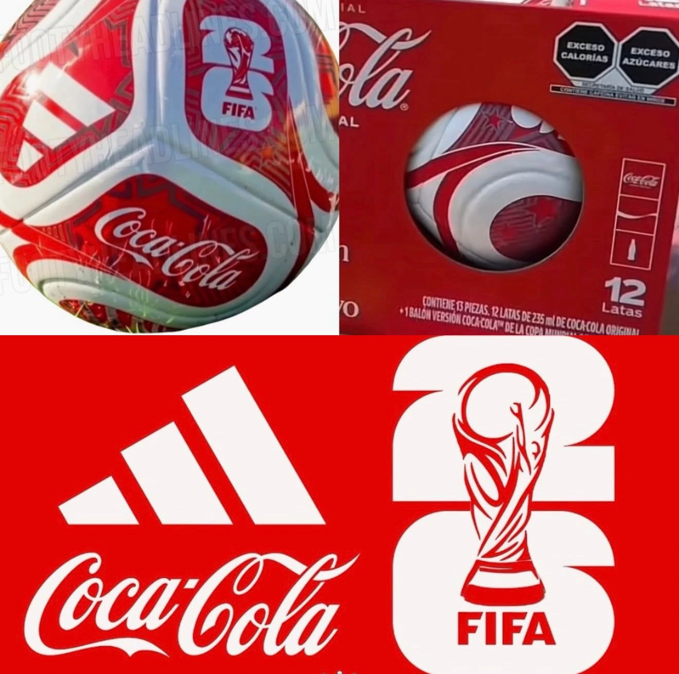 Coca-Cola tendrá balón alusivo a la Copa Mundial 2026