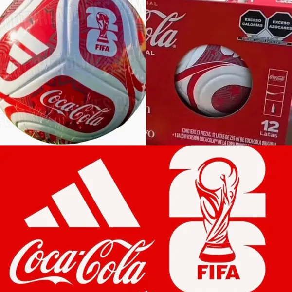 Coca-Cola tendrá balón alusivo a la Copa Mundial 2026