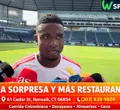 Jhon Cordova en los micrófonos de W SPORTS TV