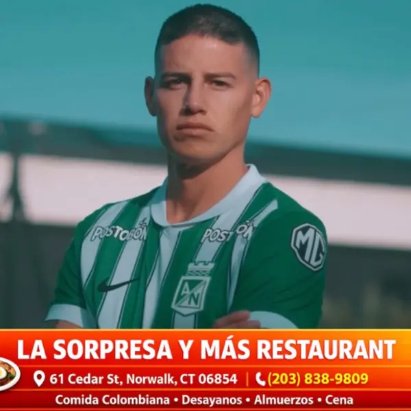 ¡Bombazo en Colombia! James Rodríguez es nuevo jugador de Atlético Nacional