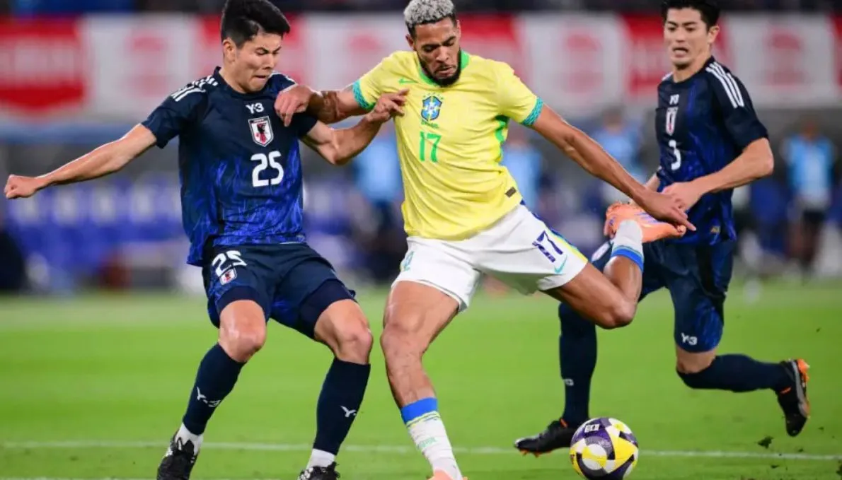 Brasil perdió 3-2 Frente a Japón