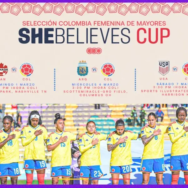 La Selección Colombia Femenina competirá ante Estados Unidos, Canadá y Argentina en la ‘She Believes Cup’